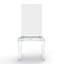 Chaise d'appoint Brashear en transparent