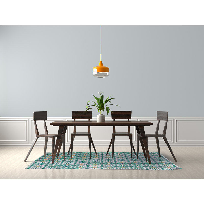 Chenille Geometric Indoor Rug, Rectangle 5' x 7'