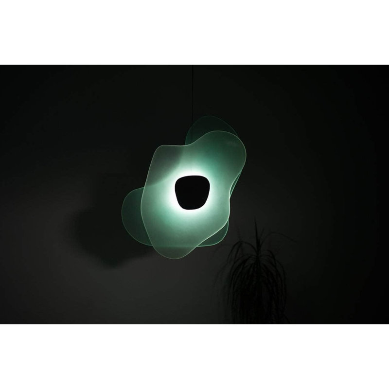 Aurora Pendant, Black/Green