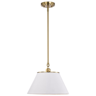 Gertie 13.75" W 1-Light Metal Single Pendant
