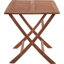 Rectangular Folding Outdoor Dining Table , 120cm cm W 70cm cm D