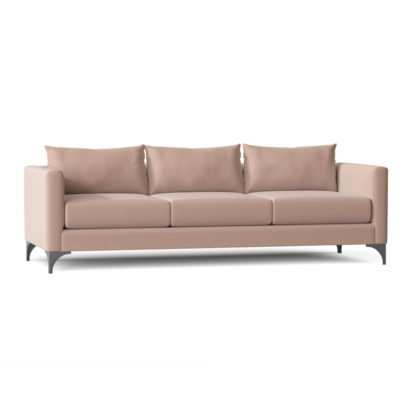 Vess Upholstered 87'' Sofa, Peyton Rose