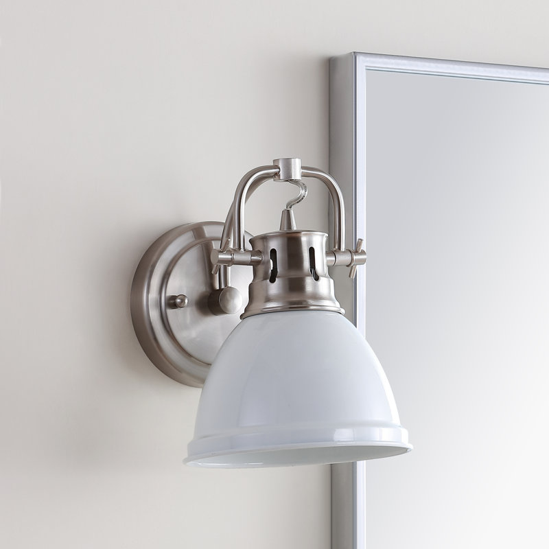 Applique murale à bras 1 lumière Lehman, blanc