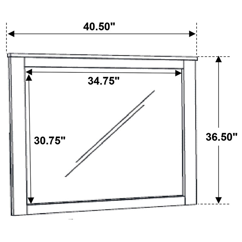Miroir de commode Kayly