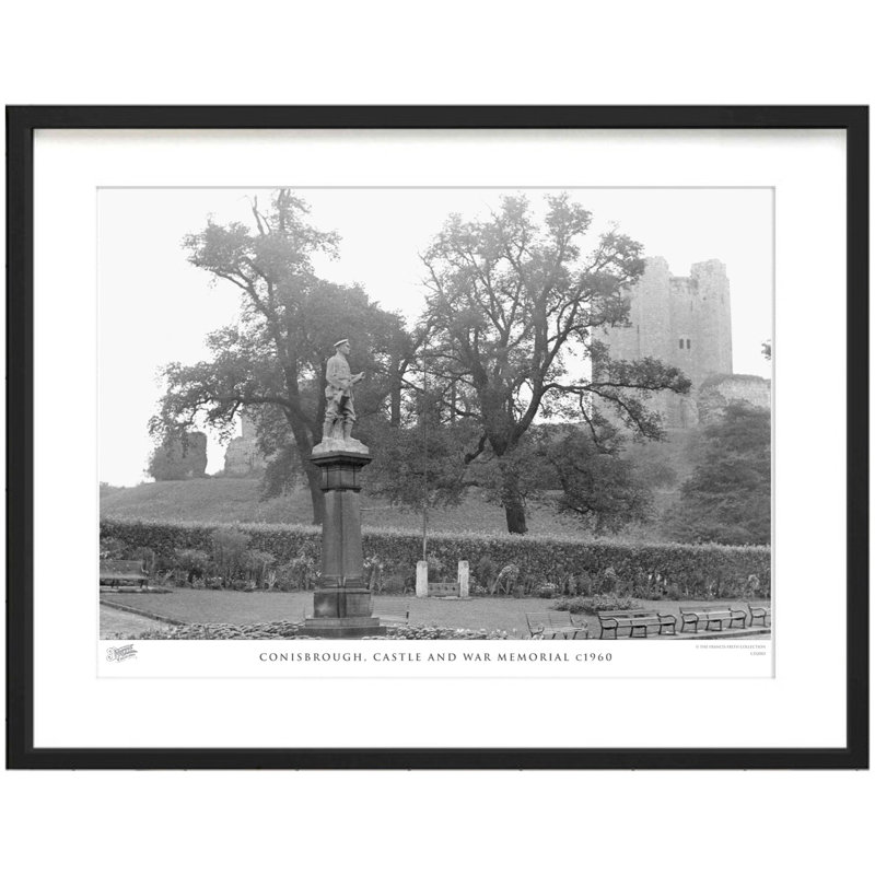 Conisbrough, Castle And War Memorial C1960 - Single Picture Frame Print, 28cm H x 36cm W x 2.3cm D