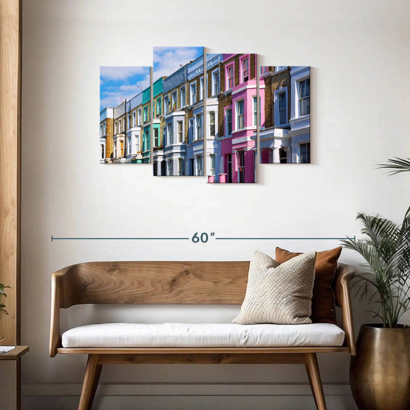 Keesha, maisons en rangée à Notting Hill, H 27 po x l 43 po
