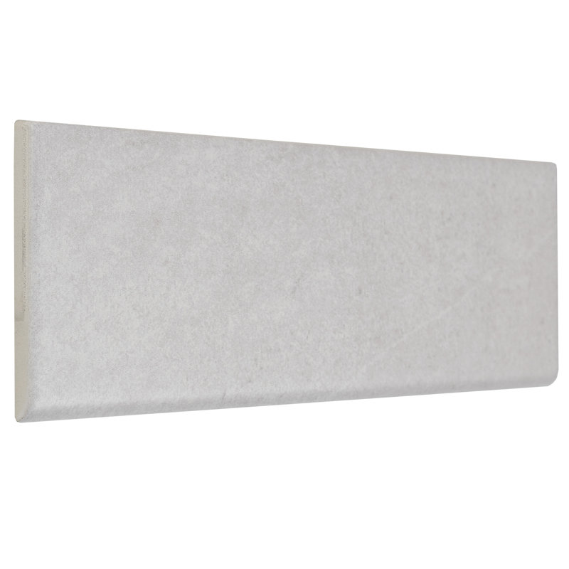 Garniture de carreaux en céramique 10 po x 3 po blanc moulure