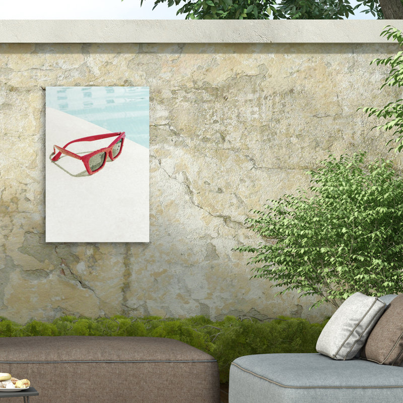 Toile pour l'extérieur de la piscine 7 de Pictufy Studio III, H 32 po x l 22 po