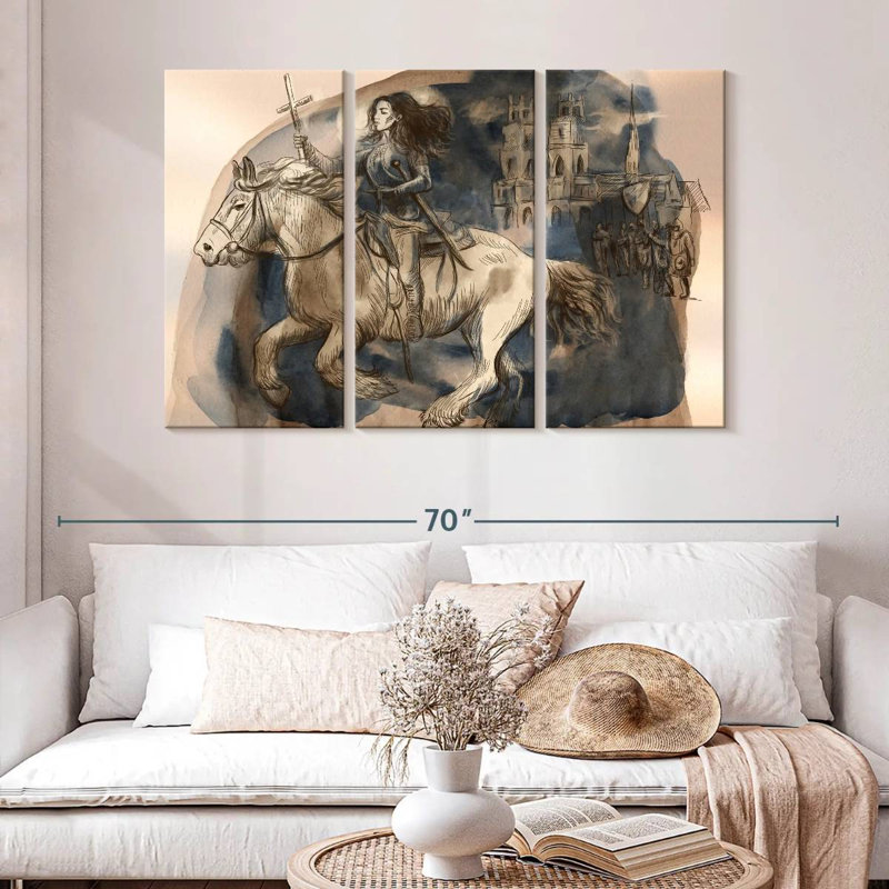 Leisha Joan Of Arc, 32" H x 50" W