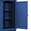 Garde-manger autoportant en bois de 73 po avec tablettes réglables, tiroirs et armoires à portes pour un rangement organisé-579685270