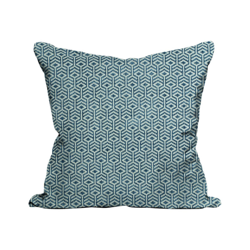 Axial Square Pillow Cover & Insert, Blue