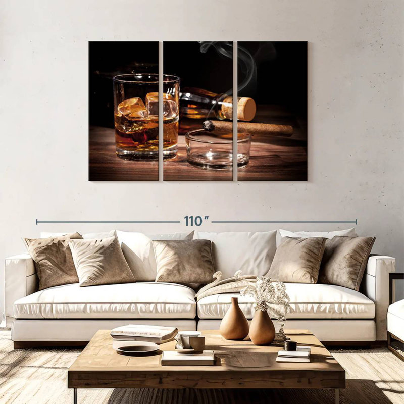 Yarlin Old Fashioned Drink, 48" H x 74" W