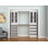 Modular Storage Closet System with Doors