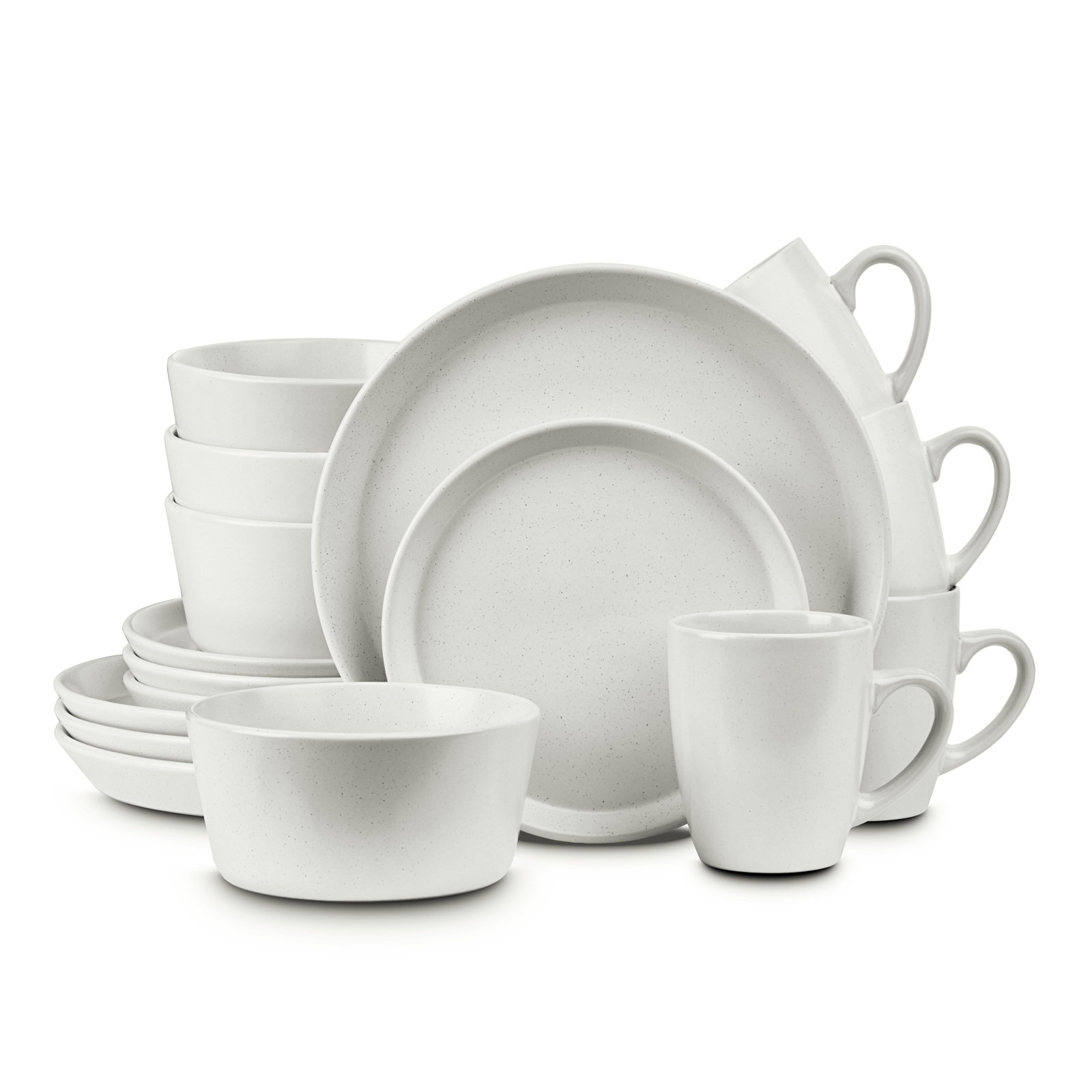 Stoneware Dinnerware Set, Snow White