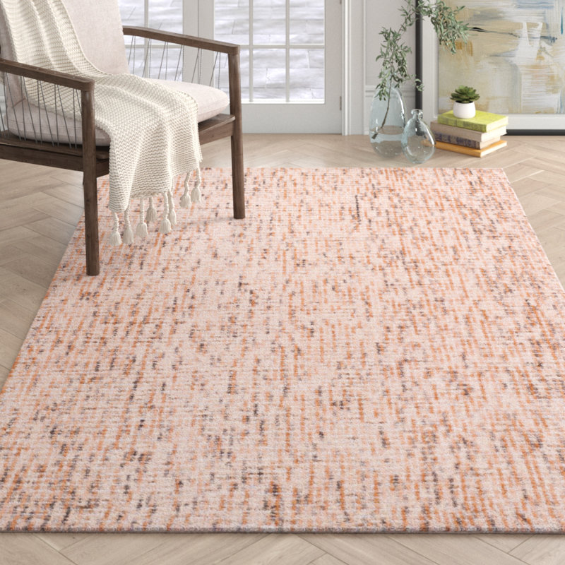 Tapis en laine touffeté à la main Burchett, Rectangle 9 pi x 12 pi