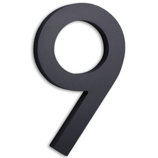 6'' Modern Floating Acrylic House Numbers