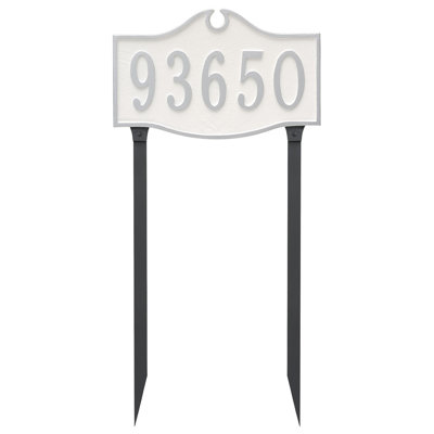 Colonial 1-Line Wall Address Plaque