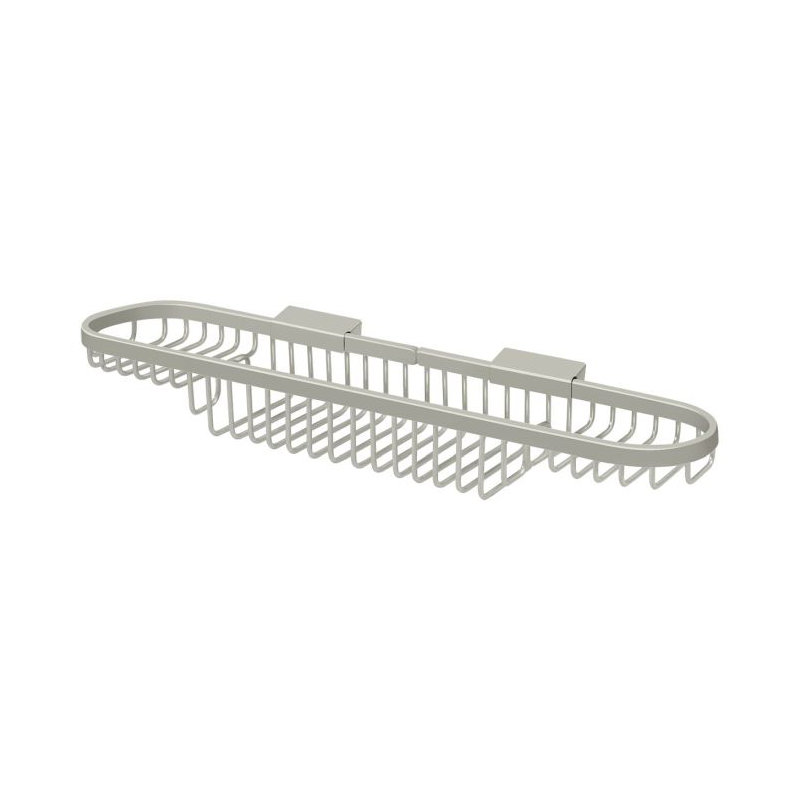 D23FE2FC9E2E465AAA20C47F12E4E70C Wire Basket; 18" Rect/Combo; Satin Nickel Finish, Brushed Nickel