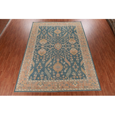 Vegetable Dye Oushak Turkish Large Rug 10x14