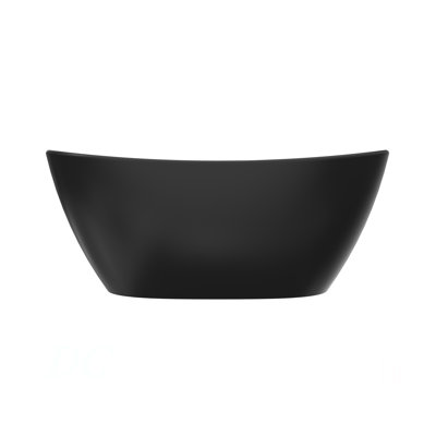 61 Inch Freestanding Solid Surface Soaking Bathtub For Bathroom