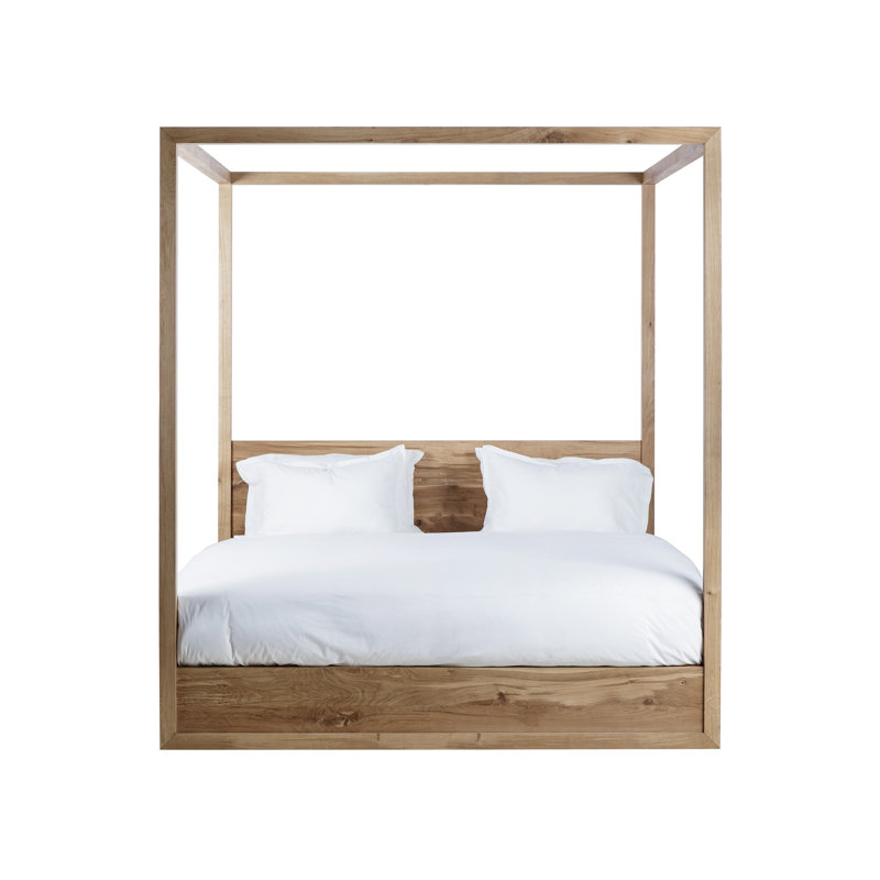 Thomas Bina Upholstered Canopy Bed, Queen