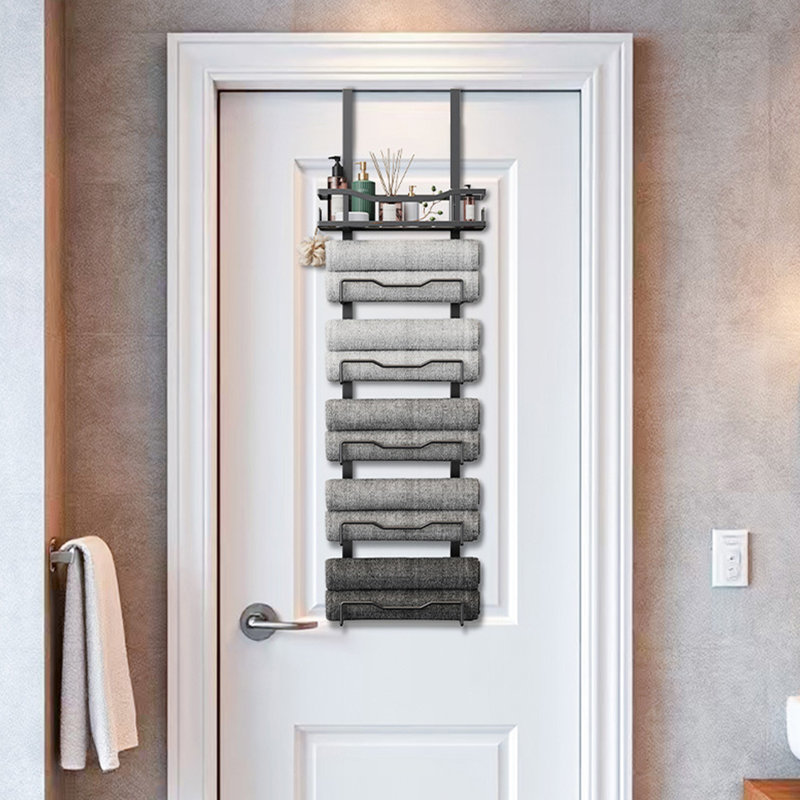 6 Over-the-Door Towel Rack