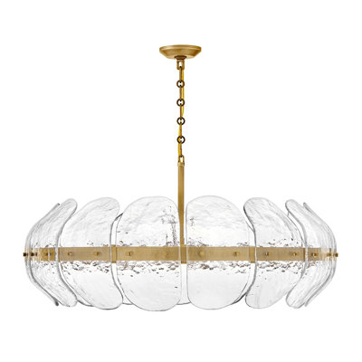 Lustre cylindrique convertible à six lumières Lillia
