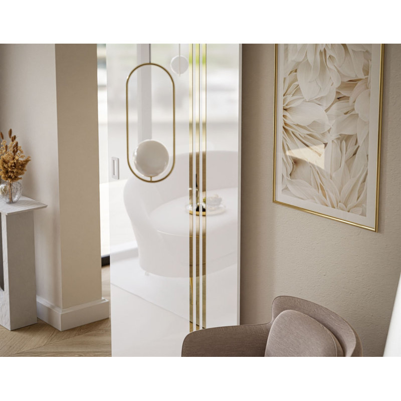 Deanna Sliding Door, High Gloss White