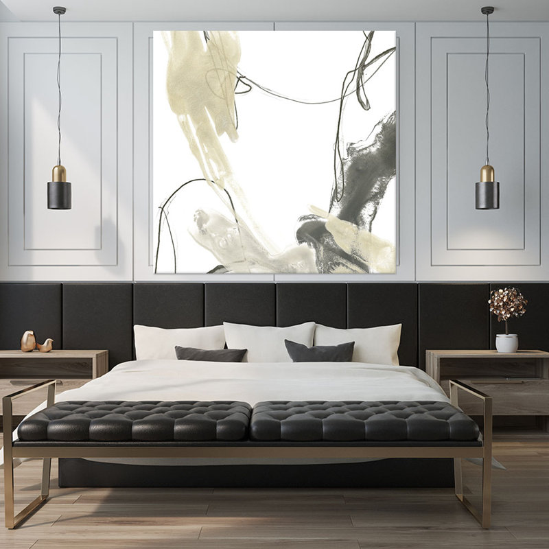 «Monochrome Momentum II» par June Erica Vess, reproduction d'art sur toile tendue, H 84 po x l 84 po x P 1,5 po