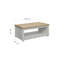 Napanoch Sled Coffee Table with Storage-199283070