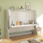 Lit escamotable double avec bureau