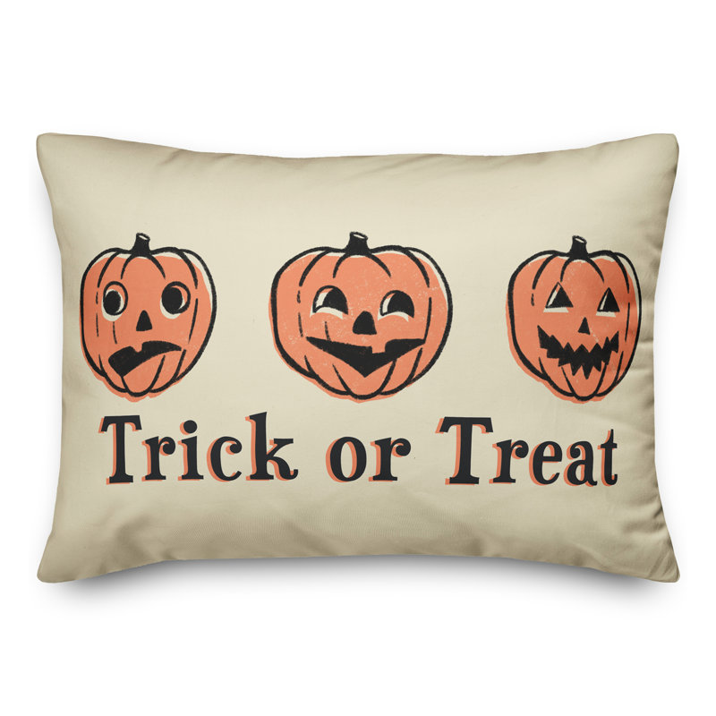  Coussin lombaire citrouille Trick Or Traite