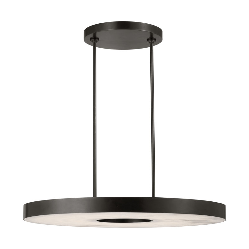 Wyllis LED Chandelier, Bronze, 2.5" H x 36" W x 36" D
