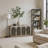 Wood Four Door Credenza