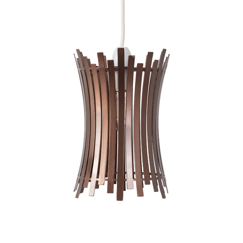 23 cm H Cylinder Pendant Shade ( Hook & Loop Fastener ) in Tan