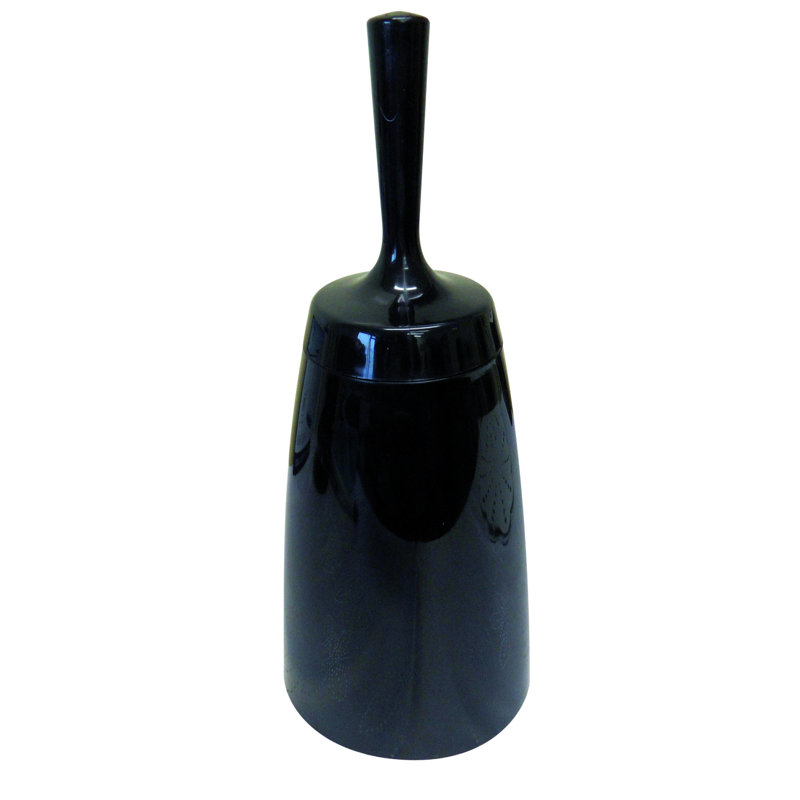 Plastic Toilet Brush - Black, Black