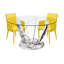 Jameel 4 -Person Glass Dining Set-42735910