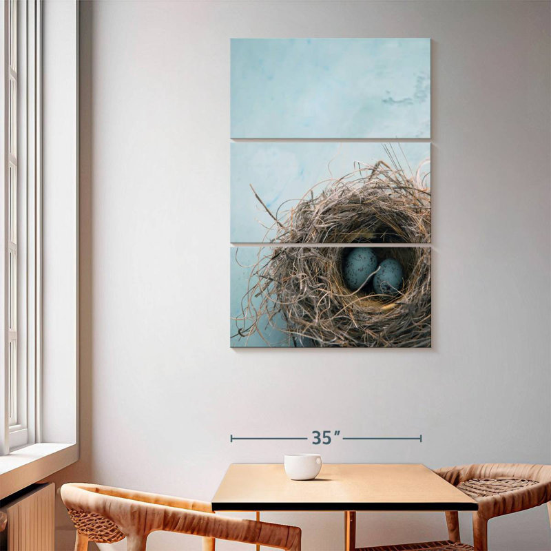 Brampt Blue Egg Nest, 65" H x 42" W