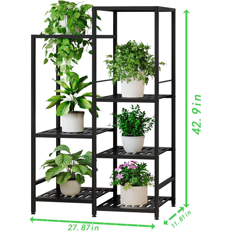 Support pour plante d'intérieur ou d'extérieur en métal