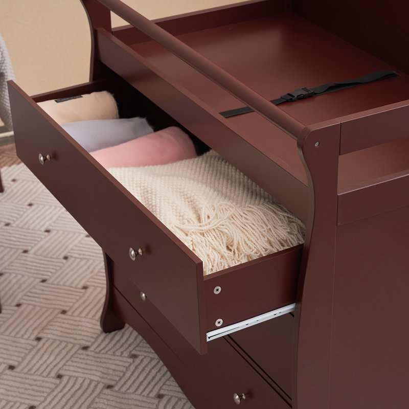 Commode à langer Eli, Brun