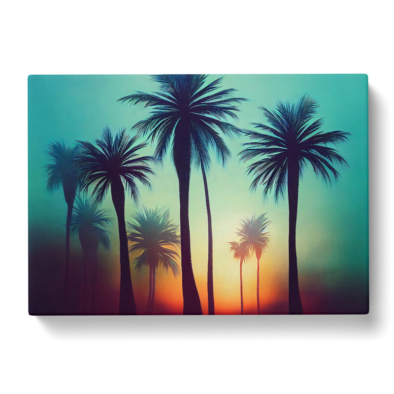 Delicious Palm Trees - Wrapped Canvas, 40cm H x 60cm W x 3cm D