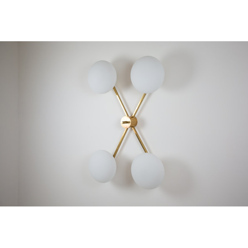 4 - Light 28'' in , 28"W x  9"H