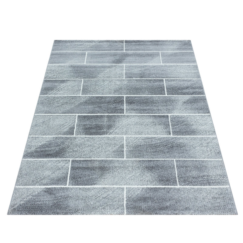 Naewe Plaid Flatweave Area Rug, Rectangle 120 x 170cm