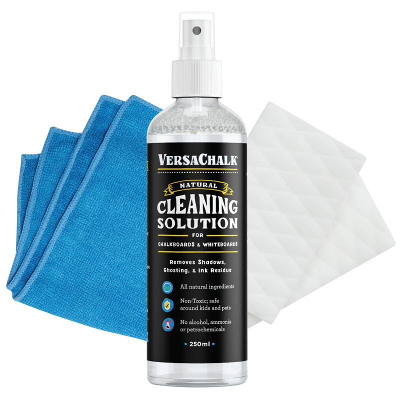 VersaChalk Chalkboard & Whiteboard Cleaning Kit, 250ml