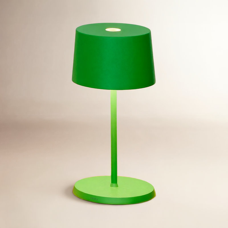 Olivia Pro Mini Table Lamp, Apple Green