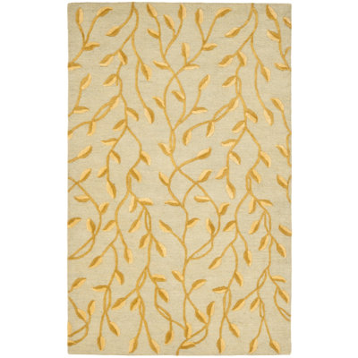 Tapis bleu clair / beige Rodeo Drive