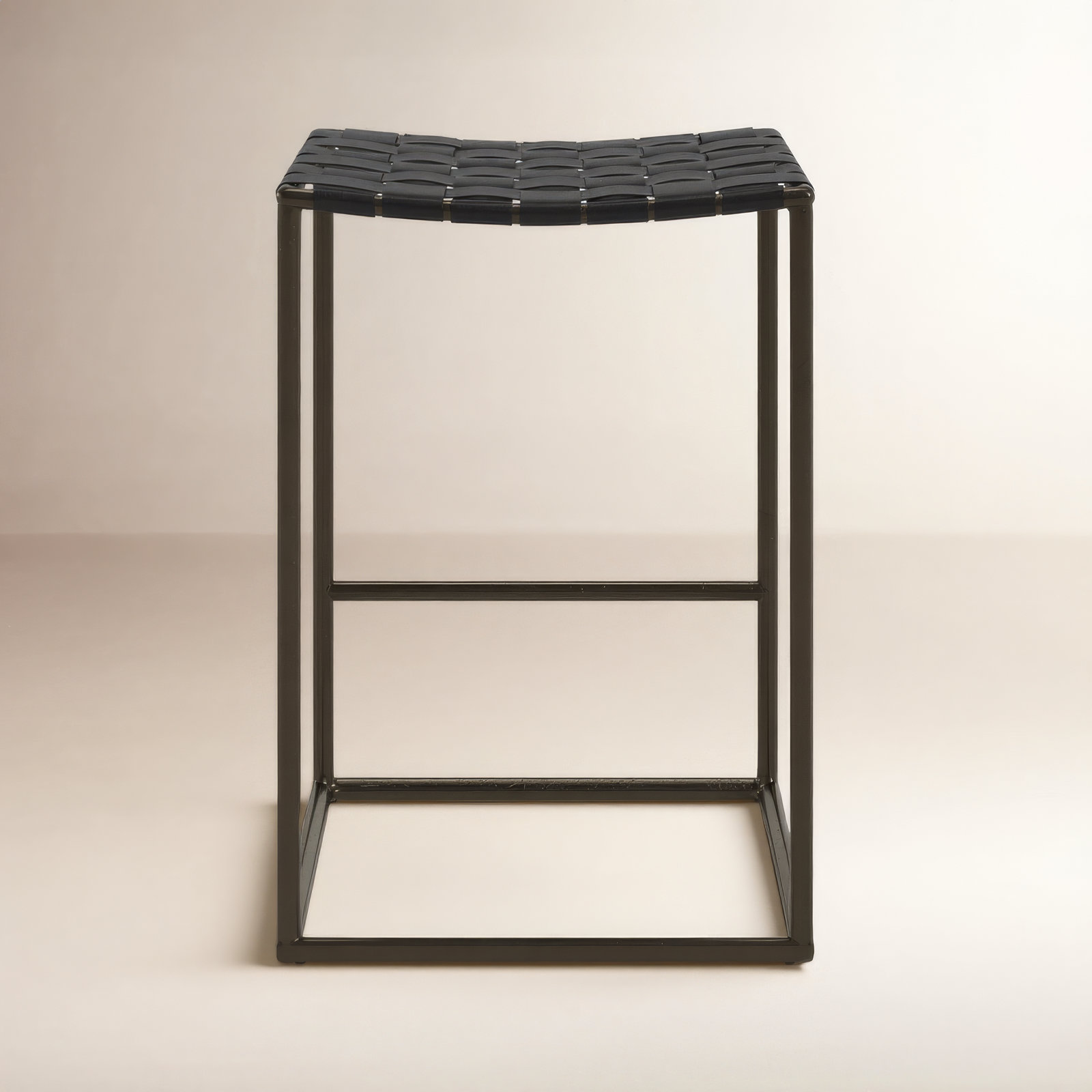 Willette Bar & Counter Stool, Counter Stool (26” Seat Height), Nickel, Black