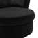 Chenille Upholstered Swivel Barrel Chair with Ottoman (Set of 2)