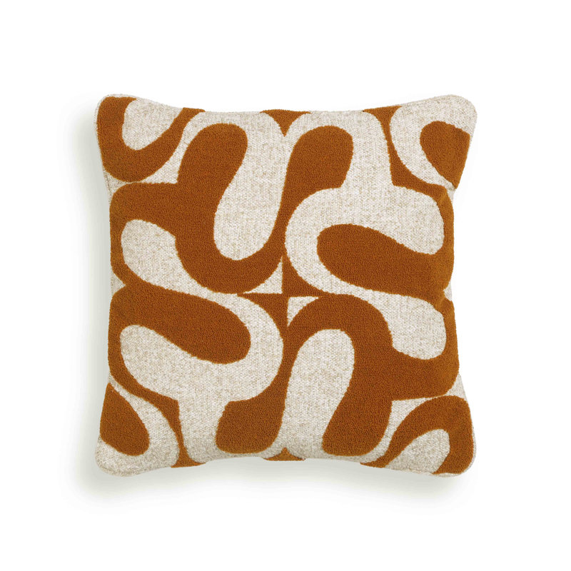 Coussin décoratif Bonney Boucle, Orange