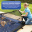 8-Year Rectangular Leaf Net In Ground Pool Cover-9055475